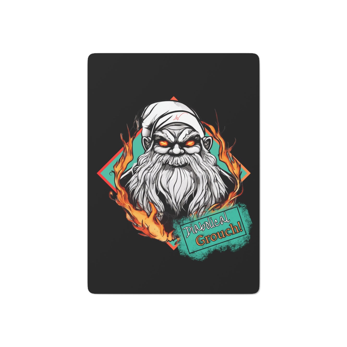 Diabolical Grouch Poker Cards