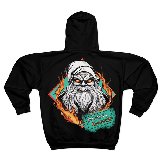 Diabolical Grouch Zip Up Hoodie