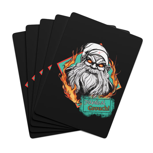 Diabolical Grouch Poker Cards