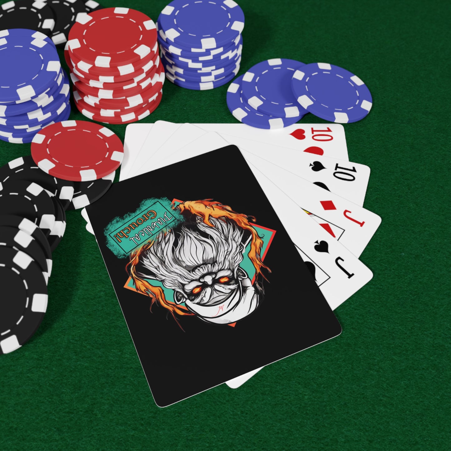 Diabolical Grouch Poker Cards