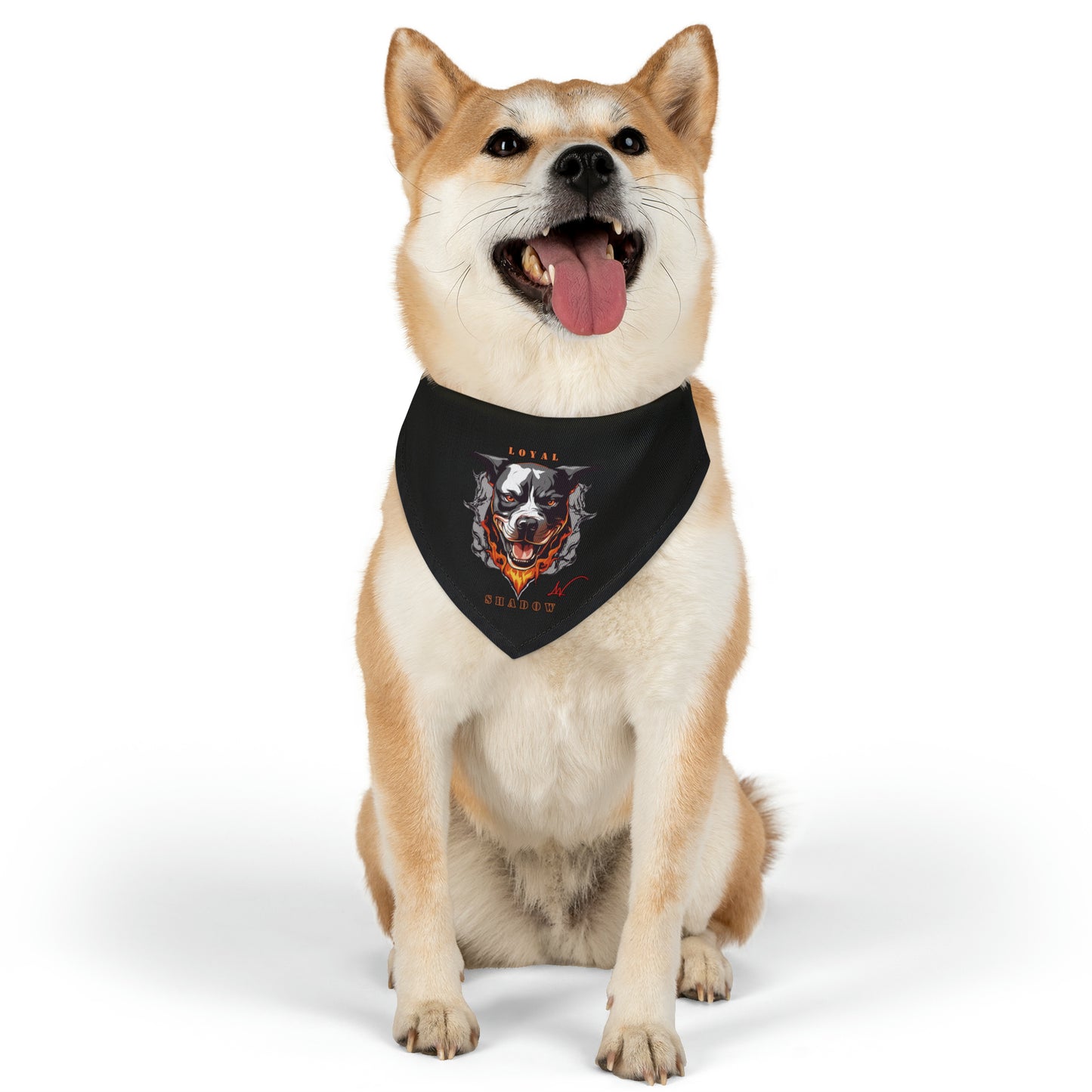 Loyal Shadow Pet Bandana Easy Clip