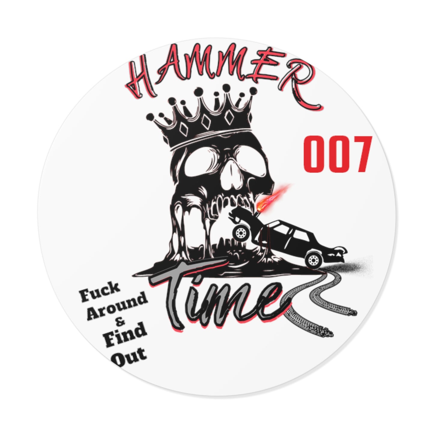 Hammer Time Sticker