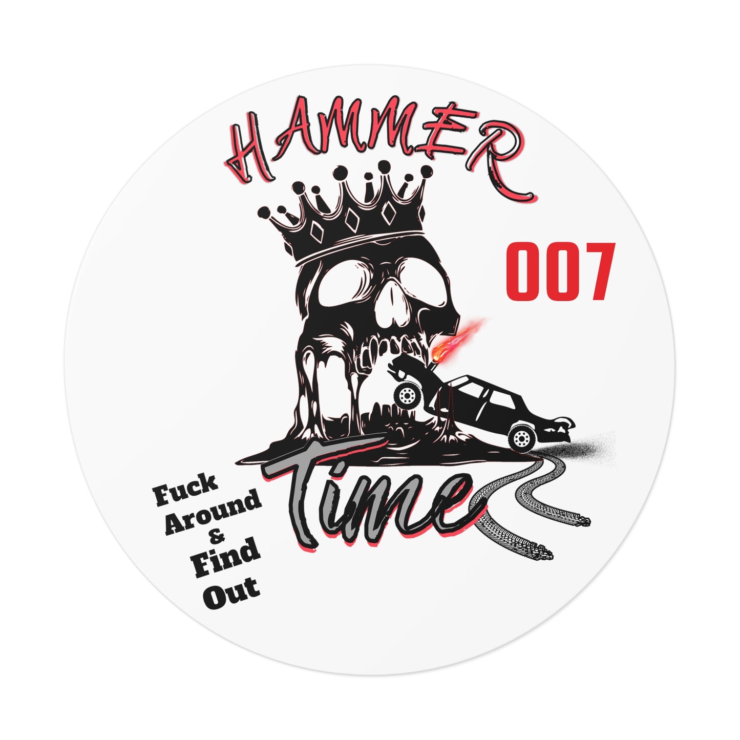 Hammer Time Sticker