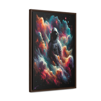 Cosmic Voyager: Amidst Nebula Dreams Canvas