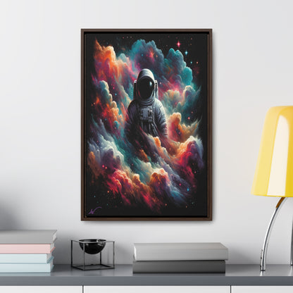 Cosmic Voyager: Amidst Nebula Dreams Canvas